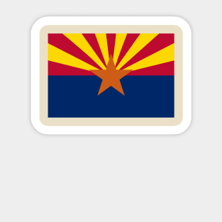 Arizona Flag basic Sticker